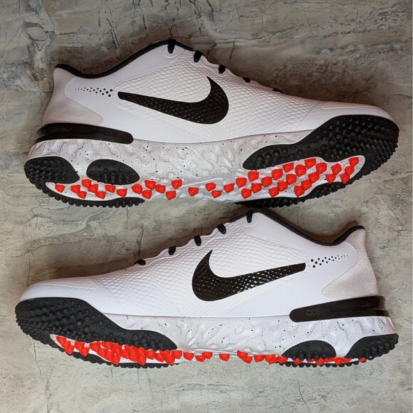 Nike Alpha Huarache Elite 3 Turf Mens 12.5 White Black Baseball Shoes CV3560-104 main image 8